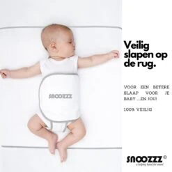 Snoozzz Slaapwikkel Regular - Baby Slaaphulp - Voorkomt Voorkeurshouding - Geschikt Voor Wieg En Ledikant - 0+ Maanden - Wit/Grijs - 180 X 50 Cm 21 Snoozzz Slaapwikkel Regular - Baby Slaaphulp - Voorkomt Voorkeurshouding - Geschikt Voor Wieg En Ledikant - 0+ Maanden - Wit/Grijs - 180 X 50 Cm -Babyproducten 1200x1200 1465