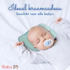 Baby IQ Orthopedisch Baby Hoofdkussen – Traagschuim – Tegen Plat Achterhoofd – Baby Kussen Plat Hoofd - Kraamcadeau – Blauw – Incl Gratis Bandana Slabber -Babyproducten 1200x1200 1470