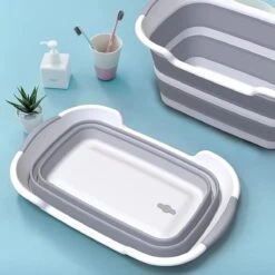 Merkloos Baby Badje Opvouwbaar - Multifunctioneel - Wasmand - Opbergmand - Speelgoed Opslag - Babybadje -Babyproducten 1200x1200 1553