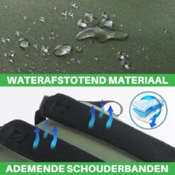 Brisby Slijtvaste Luiertas – Verzorgingstas – Met Buggymontage - Groen -Babyproducten 1200x1200 173