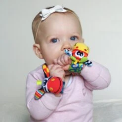 Playgro Pols- En Voetrammelaarset Zebra & Giraf - Set Van 4 Stuks, 2 Polsbandjes En 2 Rammelsokjes -Babyproducten 1200x1200 20