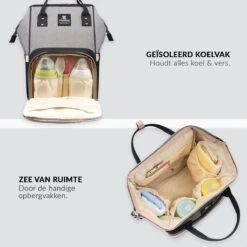 Buxibo Luier- En Verzorgingstas Inclusief USB Oplaadstation - Baby Rug Tas Met Isoleervak - Diaper Backpack Bag - Reis Rugzak - Grote Capaciteit - 23.8L - Zwart 12 Buxibo Luier- En Verzorgingstas Inclusief USB Oplaadstation - Baby Rug Tas Met Isoleervak - Diaper Backpack Bag - Reis Rugzak - Grote Capaciteit - 23.8L - Zwart -Babyproducten 1200x1200 230