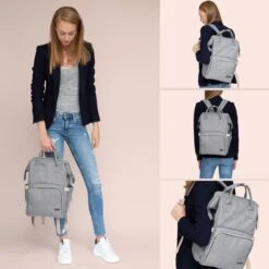 LifeGoods Luiertas Rugzak - Incl. Buggy En Kinderwagen Haken - Complete Set - 23.8 L - Grijs 15 LifeGoods Luiertas Rugzak - Incl. Buggy En Kinderwagen Haken - Complete Set - 23.8 L - Grijs -Babyproducten 1200x1200 241