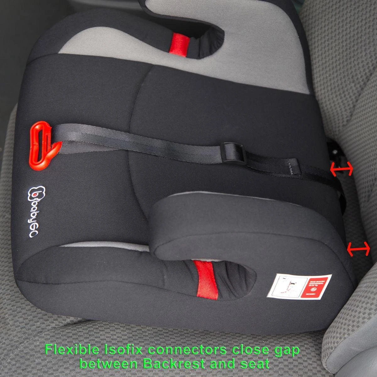 Babygo Bursa II Grijs Isofix Booster Zitverhoger 15-36 Kg 3561 11 Babygo Bursa II Grijs Isofix Booster Zitverhoger 15-36 Kg 3561 - Afbeelding 9