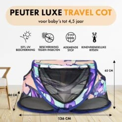 Deryan Peuter Luxe Campingbedje – Inclusief Zelfopblaasbare Matras - Story -Babyproducten 1200x1200 380