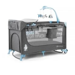 Kinderkraft Joy Luxe - Campingbed Met Schommelfunctie Blauw -Babyproducten 1200x1200 386