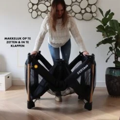 Deryan Luxe Campingbed Compleet - 120x60cm - Bodemverhoger - Verschoonblad - Opbergmand - Zwart 18 Deryan Luxe Campingbed Compleet - 120x60cm - Bodemverhoger - Verschoonblad - Opbergmand - Zwart -Babyproducten 1200x1200 442