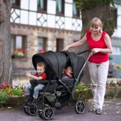 Deryan Luxe Elena Dubbele Buggy- Duo Buggy – Tandem Buggy – Compact En Lichtgewicht -Babyproducten 1200x1200 456