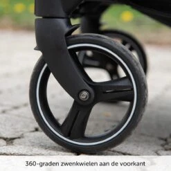 ABC Design Duo Kinderwagen Twin Circle Line - Inclusief Regenhoes - Woven Graphite -Babyproducten 1200x1200 475