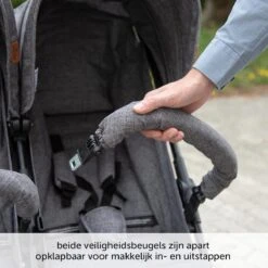 ABC Design Duo Kinderwagen Twin Circle Line - Inclusief Regenhoes - Woven Graphite -Babyproducten 1200x1200 476