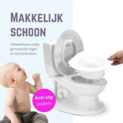 Casteleyn - Plaspotje - WC Potje - Toilet Trainer - Kinder Toilet - Met Geluid - Tot 21KG - Wit 20 Casteleyn - Plaspotje - WC Potje - Toilet Trainer - Kinder Toilet - Met Geluid - Tot 21KG - Wit -Babyproducten 1200x1200 604