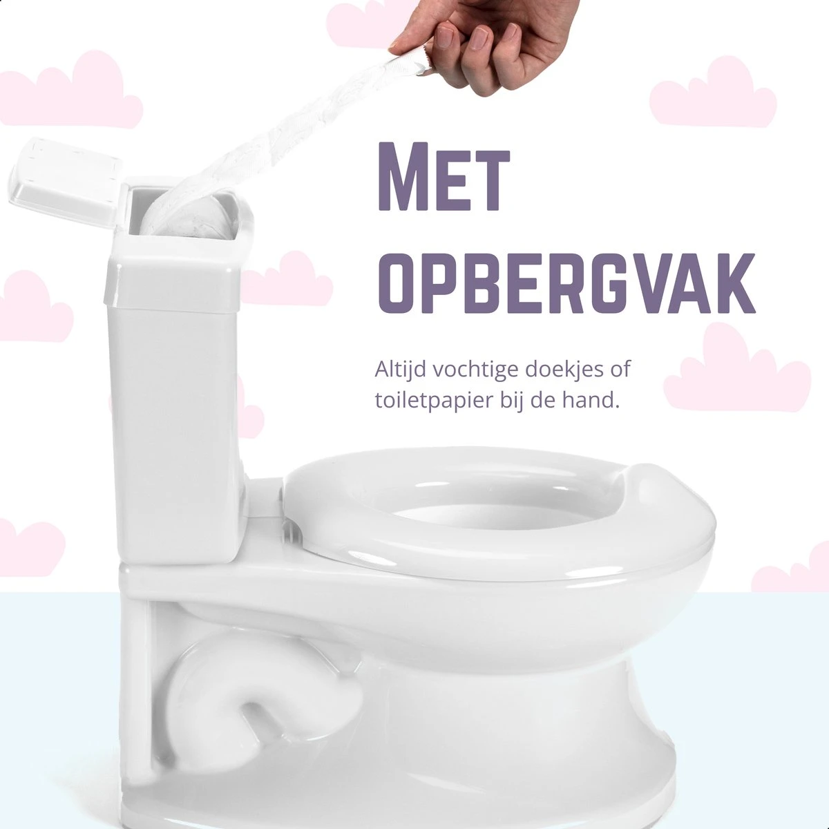 Casteleyn - Plaspotje - WC Potje - Toilet Trainer - Kinder Toilet - Met Geluid - Tot 21KG - Wit 8 Casteleyn - Plaspotje - WC Potje - Toilet Trainer - Kinder Toilet - Met Geluid - Tot 21KG - Wit - Afbeelding 6