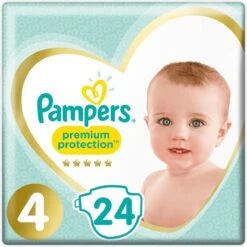 Pampers® Pampers Premium Protection - Maat 4 (Maxi) 9-14 Kg - 24 Stuks - Luiers