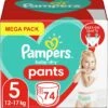 Pampers® Pampers Baby Dry Pants Luierbroekjes - Maat 5 - Mega Pack - 74 Luierbroekjes -Babyproducten 1200x1200 647