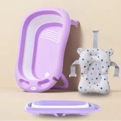 Baby Badje Opvouwbaar - 3 In 1 Opvouwbaar - Opbergmand - Inclusief Badkussen - Babybadje - Peuterbadje 83 × 48 × 23,5 Cm - Purper 15 Baby Badje Opvouwbaar - 3 In 1 Opvouwbaar - Opbergmand - Inclusief Badkussen - Babybadje - Peuterbadje 83 × 48 × 23,5 Cm - Purper -Babyproducten 1200x1200 702