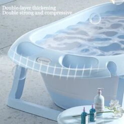 K IKIDO Babybadje - 3 In 1 Opvouwbaar - Multifunctioneel - Inclusief Badkussen - Baby Badje - Babybad - Peuterbadje - Lichtgewicht - Blauw 14 K IKIDO Babybadje - 3 In 1 Opvouwbaar - Multifunctioneel - Inclusief Badkussen - Baby Badje - Babybad - Peuterbadje - Lichtgewicht - Blauw -Babyproducten 1200x1200 710