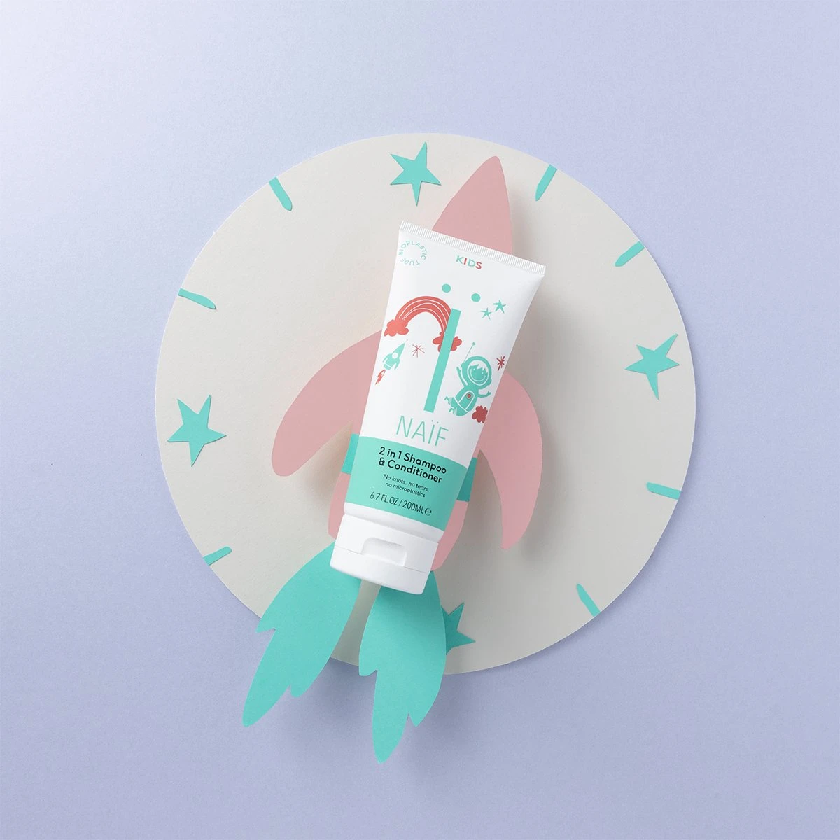 Naïf 2 In 1 Shampoo & Conditioner - Kids - 200ml - Met Natuurlijke Ingrediënten 4 Naïf 2 In 1 Shampoo & Conditioner - Kids - 200ml - Met Natuurlijke Ingrediënten - Afbeelding 2