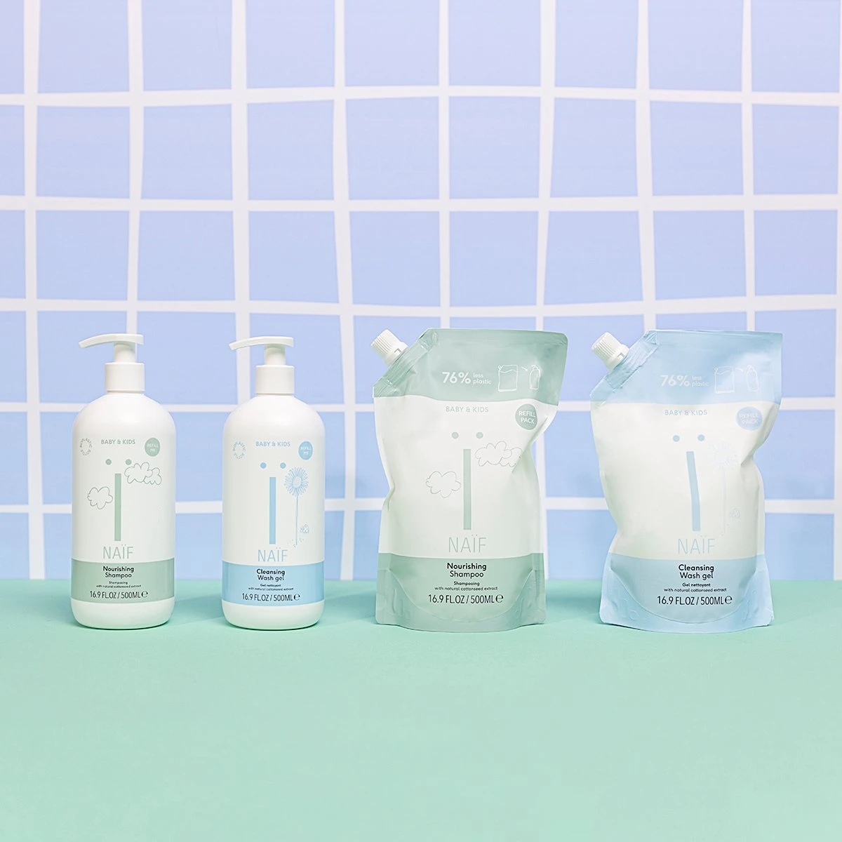 Naïf Voedende Shampoo Pompfles - Baby En Kids - 500ml - Met Natuurlijke Ingrediënten 6 Naïf Voedende Shampoo Pompfles - Baby En Kids - 500ml - Met Natuurlijke Ingrediënten - Afbeelding 4