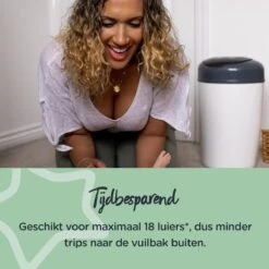 Tommee Tippee Simplee Sangenic Luieremmer, Milieuvriendelijker Systeem, Inclusief 1 Navulcassette Met Duurzaam Geproduceerde Antibacteriële GREENFILM, Grijs 13 Tommee Tippee Simplee Sangenic Luieremmer, Milieuvriendelijker Systeem, Inclusief 1 Navulcassette Met Duurzaam Geproduceerde Antibacteriële GREENFILM, Grijs -Babyproducten 1200x1200 782