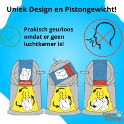 Luieremmer Medium Zilver - Middel - Zonder Navulling - Geschikt Voor Pampers En Huggies - Stoma -Babyproducten 1200x1200 792