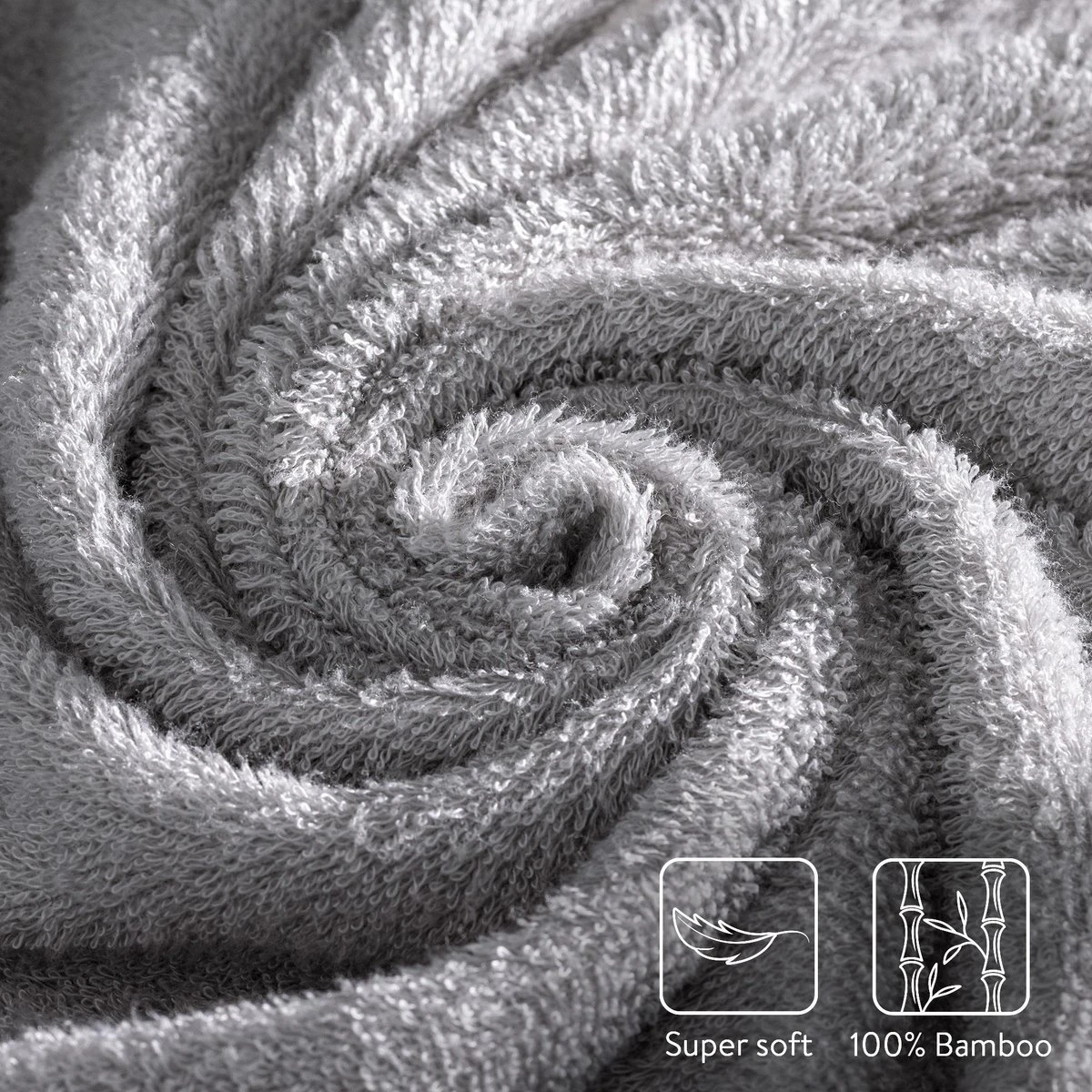 Navaris Badcape Met Capuchon Voor Baby - Set Met Badcape En Washandje - 100% Bamboe - Voor Baby's Van 0-12 Maanden - Oeko-tex Gecertificeerd - Koala 6 Navaris Badcape Met Capuchon Voor Baby - Set Met Badcape En Washandje - 100% Bamboe - Voor Baby's Van 0-12 Maanden - Oeko-tex Gecertificeerd - Koala - Afbeelding 4