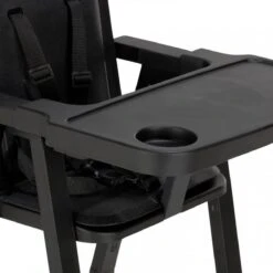 Puck Plain Kinderstoel Met Kussen Zwart -Babyproducten 1200x1200 931