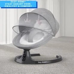 Merkloos Easy-Home® - Elektrische Wipstoel - Babyschommel - Baby Swing - Incl Tafel - Bluetooth - White Noise - 20kg -Babyproducten 1200x1200 994