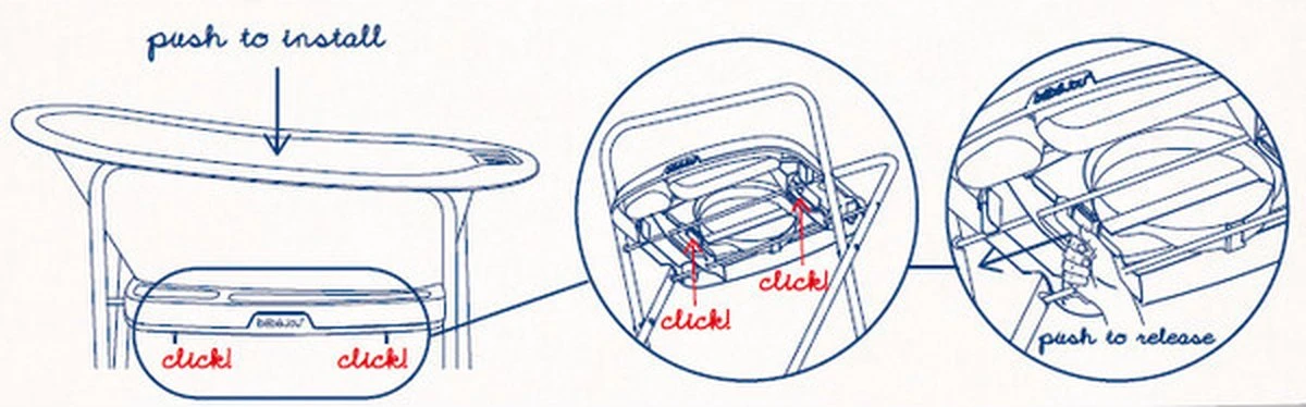 Bébé-jou Badstandaard - 103 Cm - Wit 4 Bébé-jou Badstandaard - 103 Cm - Wit - Afbeelding 2