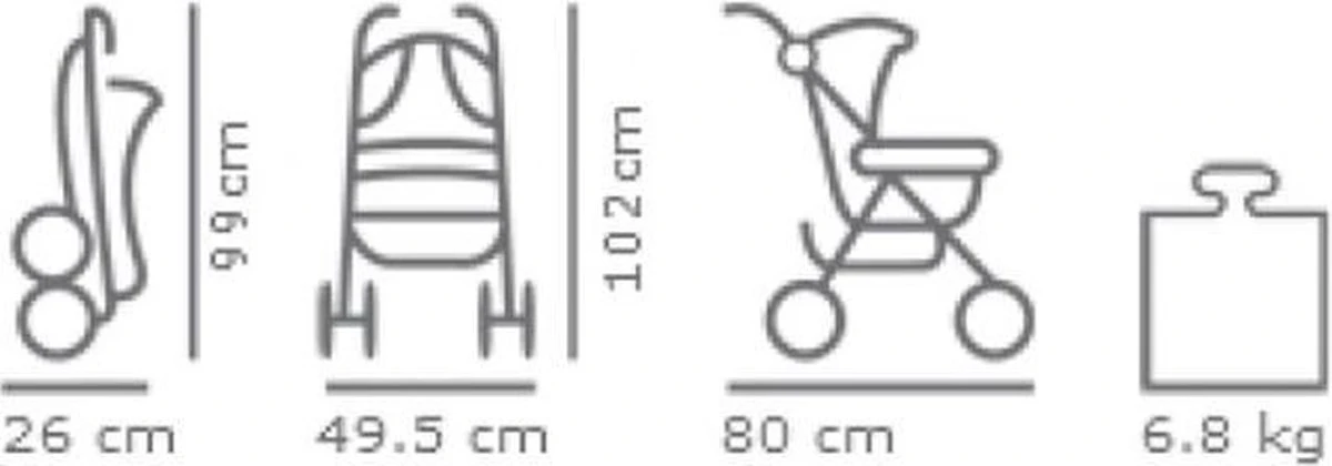 Baninni Buggy Luca Zwart 9 Baninni Buggy Luca Zwart - Afbeelding 7
