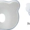 MINIIYOU® Orthopedisch Baby Hoofdkussen + Kussensloop - Blauw - Plat Hoofd - 100% KATOEN
