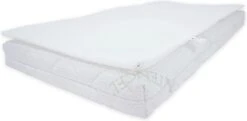 ABZ Babymatras Combi Witte Panter - Inclusief Topper Airgosafe - 60x120 Cm -Babyproducten 1200x586