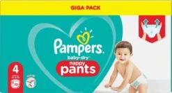Pampers® Pampers Baby-Dry Pants - Maat 4 (9kg-15kg) - 112 Luierbroekjes - Giga Pack -Babyproducten 1200x653 1