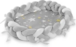 Navaris Babynestje Voor Baby's - Nestje Geweven Met Slaapmatje - Babynestje Met Bedrand Vlecht - Nestje Hoofdbeschermer - Babynestje Geweven -Babyproducten 1200x742 4