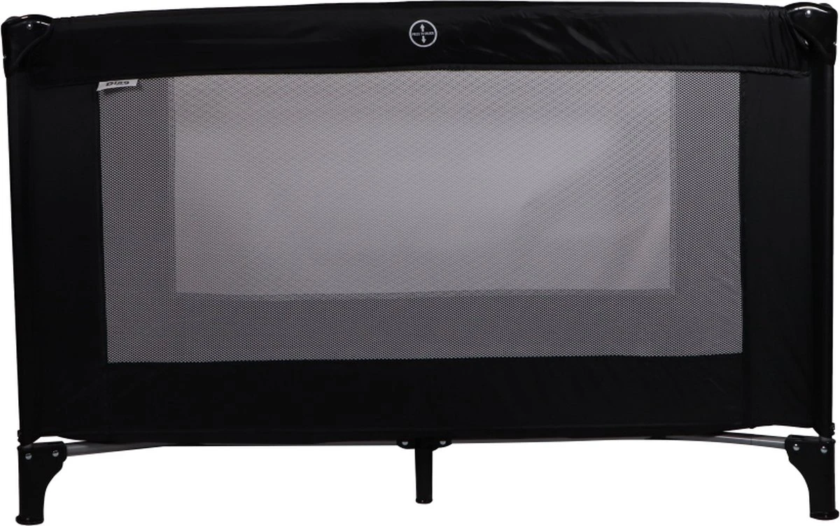 Ding Campingbedje - Zwart - 120x60 Cm - Reisbedje Inclusief Bodemmatrasje 8 Ding Campingbedje - Zwart - 120x60 Cm - Reisbedje Inclusief Bodemmatrasje - Afbeelding 6