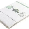 Briljant Baby Laken Met Bies Voor Ledikant 100 X 150 - Dino - Groen -Babyproducten 1200x766 3