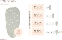 Puckababy Inbakerslaapzak Original Piep 0-3 Maanden - Eclipse Clay -Babyproducten 1200x777 10