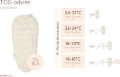 Puckababy Inbakerslaapzak Original Piep 0-3 Maanden - Seashell Sand -Babyproducten 1200x777 9