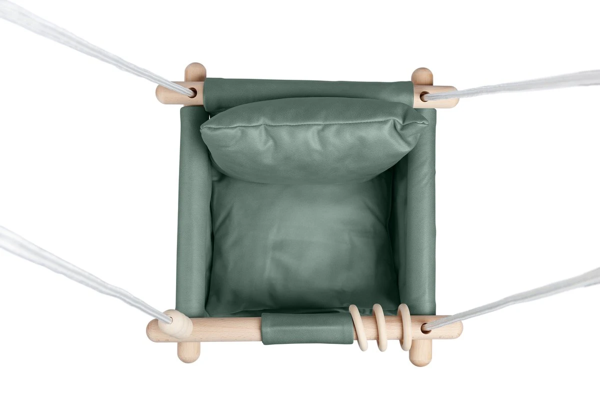 Baby / Kinder Schommel Voor Binnen Of Buiten! - Luxe Baby Swing ZeeGroen - Schommelstoel Inclusief Zachte Kussens En Bevestigingsmaterialen 7 Baby / Kinder Schommel Voor Binnen Of Buiten! - Luxe Baby Swing ZeeGroen - Schommelstoel Inclusief Zachte Kussens En Bevestigingsmaterialen - Afbeelding 5