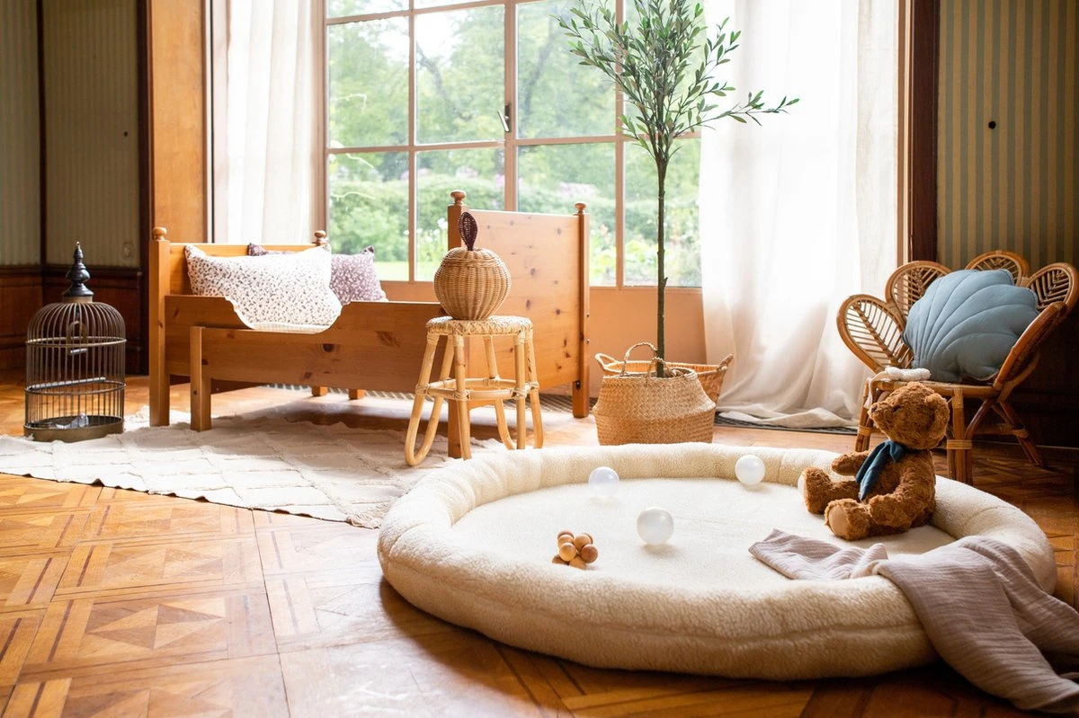 Speelnest Teddy 120cm - Ecru 6 Speelnest Teddy 120cm - Ecru - Afbeelding 4