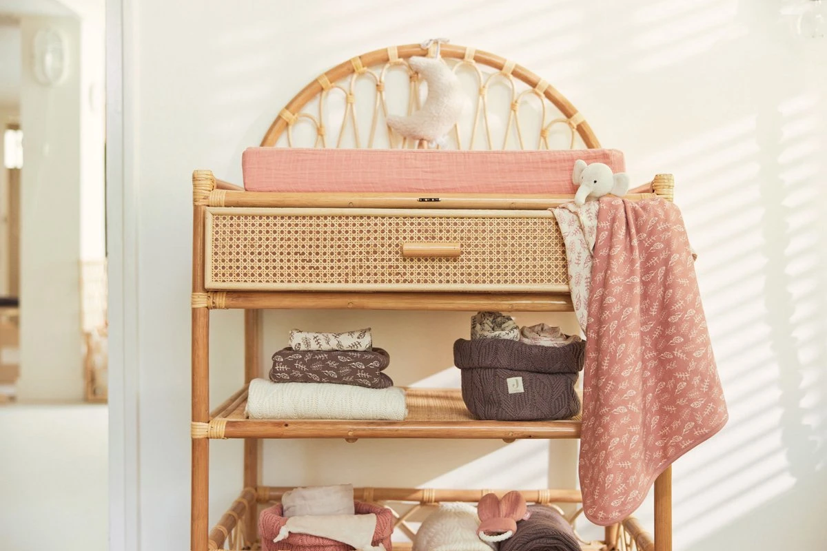 Jollein Hydrofiel Multidoek Meadow 70x70cm - Rosewood - 3 Stuks 18 Jollein Hydrofiel Multidoek Meadow 70x70cm - Rosewood - 3 Stuks - Afbeelding 16