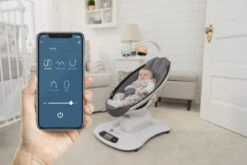 4moms MamaRoo 4 Silver Pluche -Babyproducten 1200x800 202