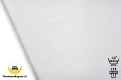 Baby/peuter Matras 70x140 12cm - Anti Allergische Bamboo Tijk - Ventilerend - Koudschuim -Babyproducten 1200x800 272