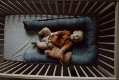 Zaffiro Leaves Babynestje - Beige - Hoes Van 100% Katoen -Babyproducten 1200x800 372