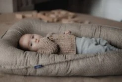 Zaffiro Leaves Babynestje - Beige - Hoes Van 100% Katoen -Babyproducten 1200x800 373