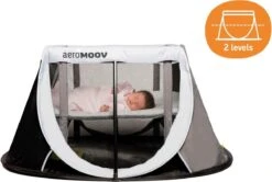 AeroMoov Instant Travel Cot Reisbed - Grey Rock -Babyproducten 1200x806