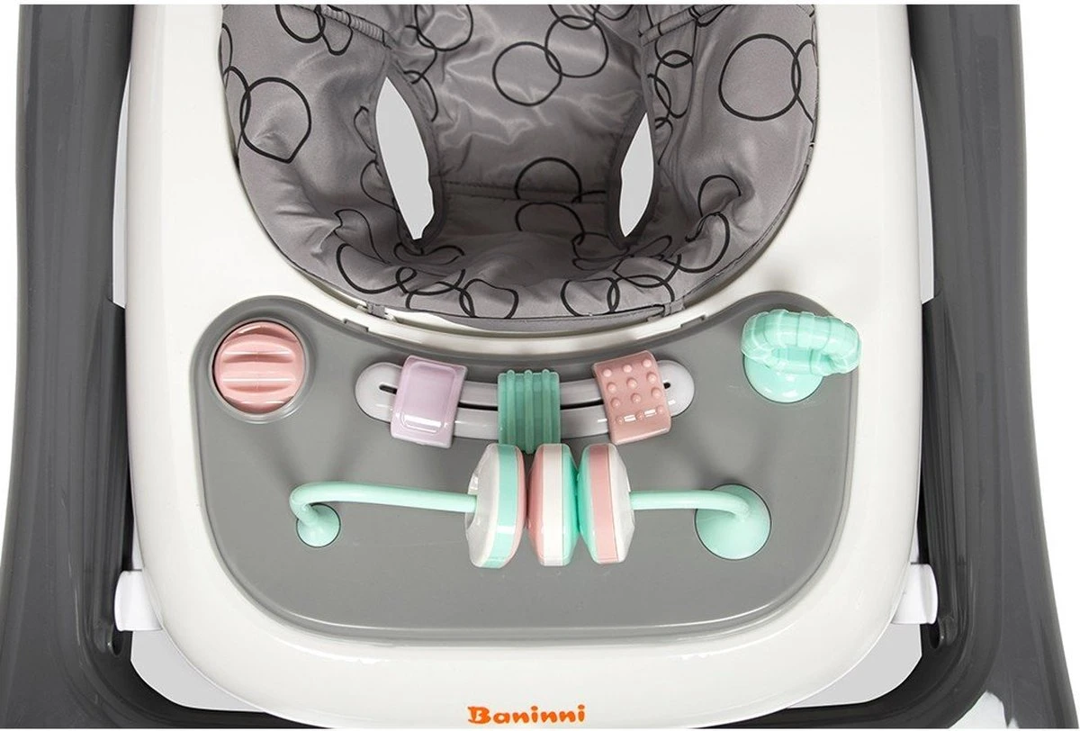 Baninni Loopstoel Pio Grijs - Dot Gray 9 Baninni Loopstoel Pio Grijs - Dot Gray - Afbeelding 7