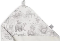 Jollein Badcape 75x75cm Pimpelmees - Forest Animals -Babyproducten 1200x821 1