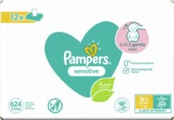 Pampers® Pampers - Sensitive - Billendoekjes - 1248 Doekjes - 24 X 52 -Babyproducten 1200x825 1