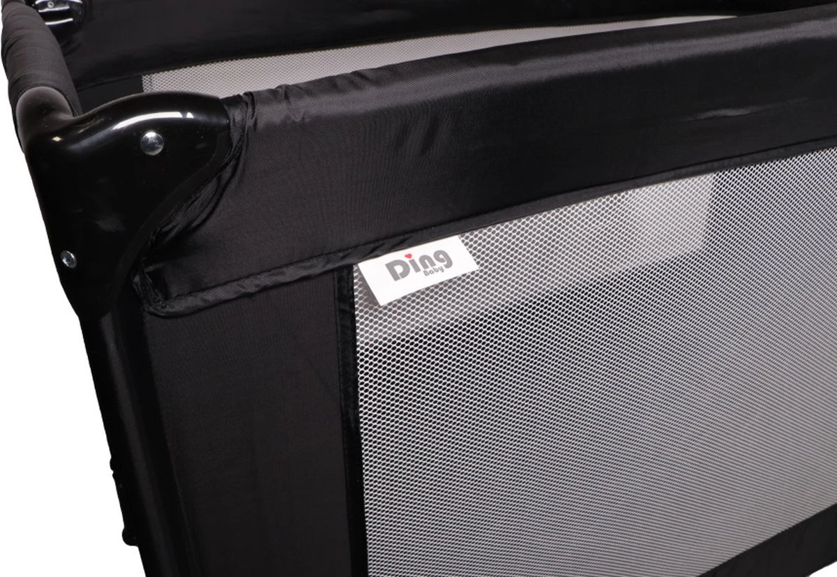 Ding Campingbedje - Zwart - 120x60 Cm - Reisbedje Inclusief Bodemmatrasje 11 Ding Campingbedje - Zwart - 120x60 Cm - Reisbedje Inclusief Bodemmatrasje - Afbeelding 9