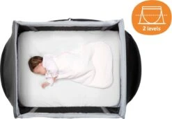 AeroMoov Instant Travel Cot Reisbed - Grey Rock -Babyproducten 1200x838